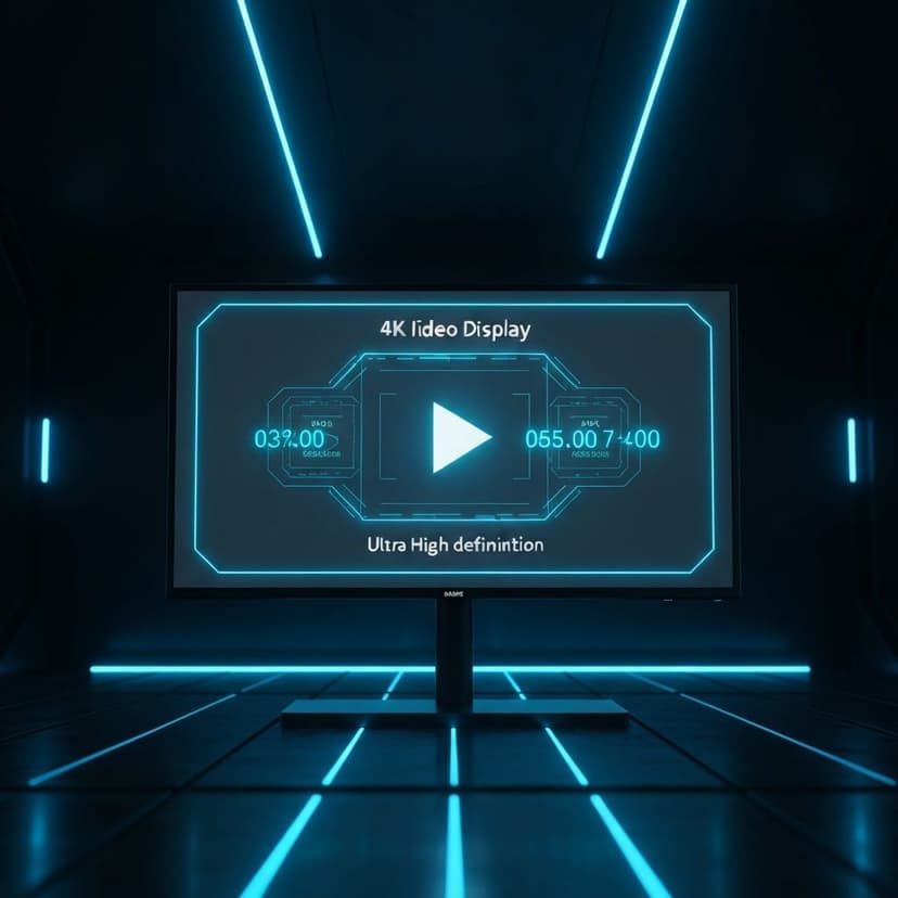 4K Ultra HD AI video output by Veo 3.1 generator